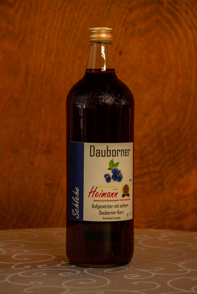 Dauborner Aufgesetzter mit Schlehen, Flasche, 30% vol.